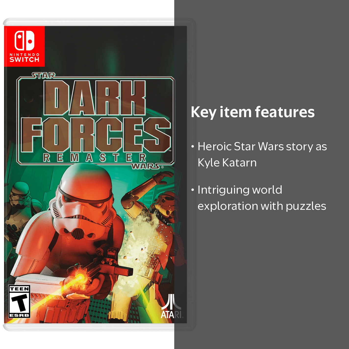 Atari, Video Game, Star Wars Dark Forces Remaster, Nintendo Switch
