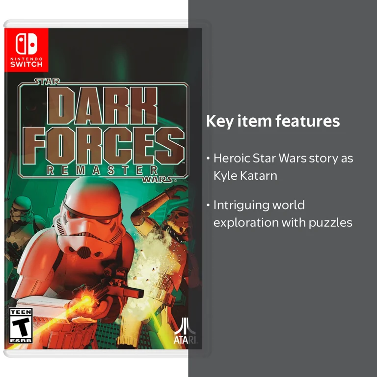 Atari, Video Game, Star Wars Dark Forces Remaster, Nintendo Switch