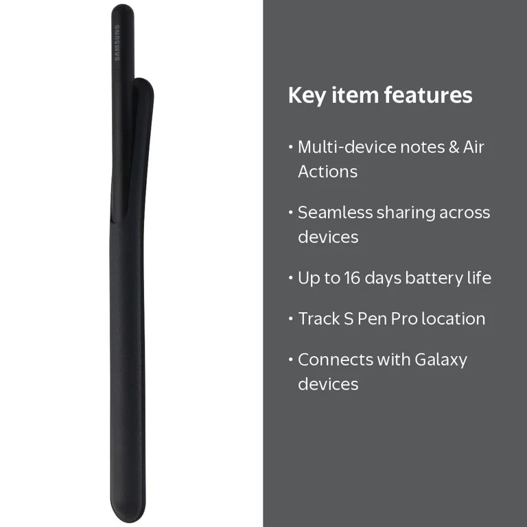 Restored Samsung S Pen Pro Stylus for Compatible Galaxy Devices