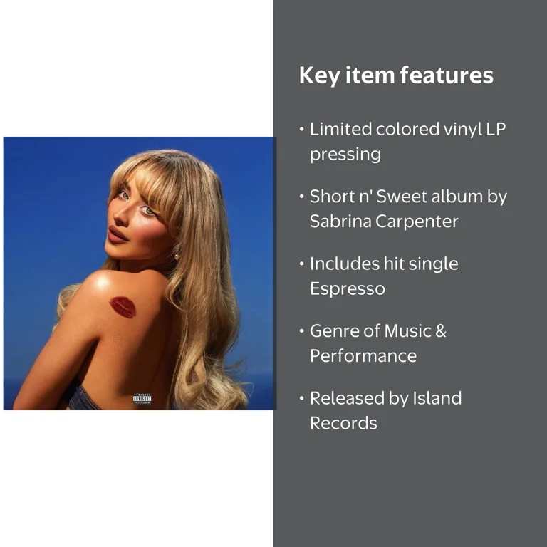 Universal Music Group, Sabrina Carpenter - Short n' Sweet Vinyl