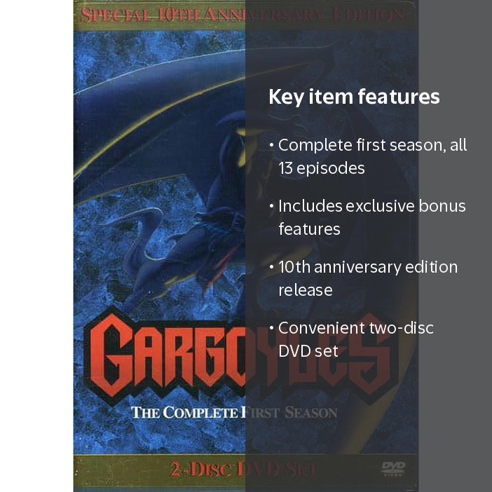Disney, Gargoyles: The Complete First Season, 2-Disc DVD Set