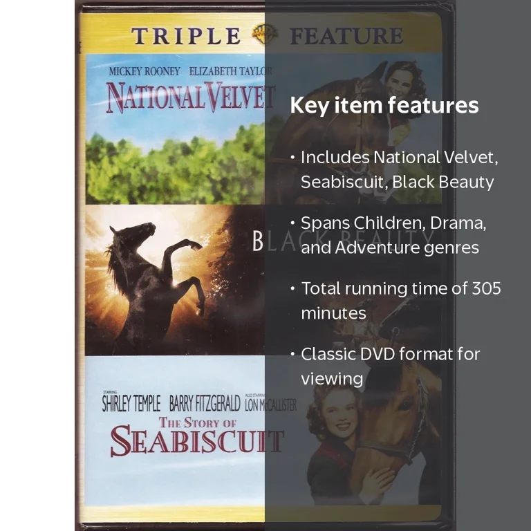 National Velvet/Story of Seabiscuit, The/Black Beauty (3FE) (Multi
