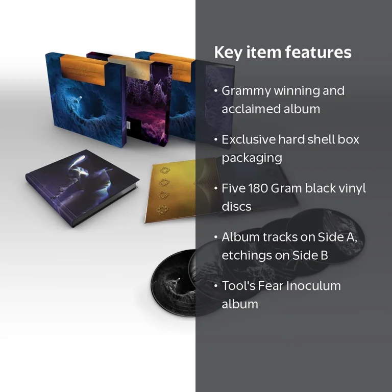 Tool - Fear Inoculum Limited Edition Vinyl - Grammy Winning Music