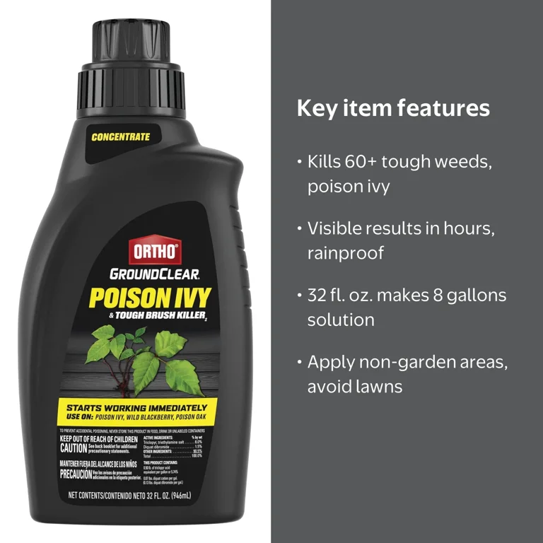 Free Shipping! Ortho GroundClear Poison Ivy and Tough Brush