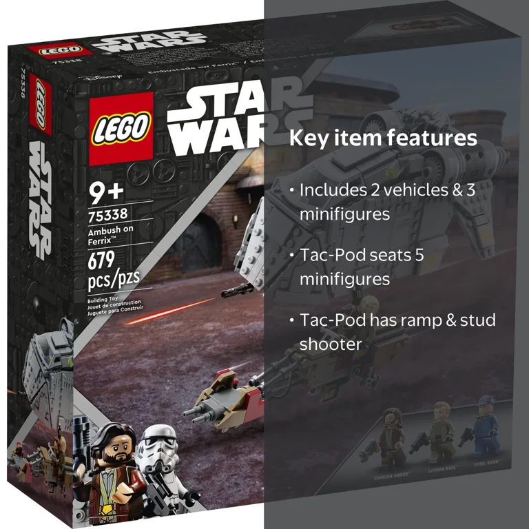 LEGO, Star Wars: Ambush on Ferrix, 75338, Collectible Toy Set