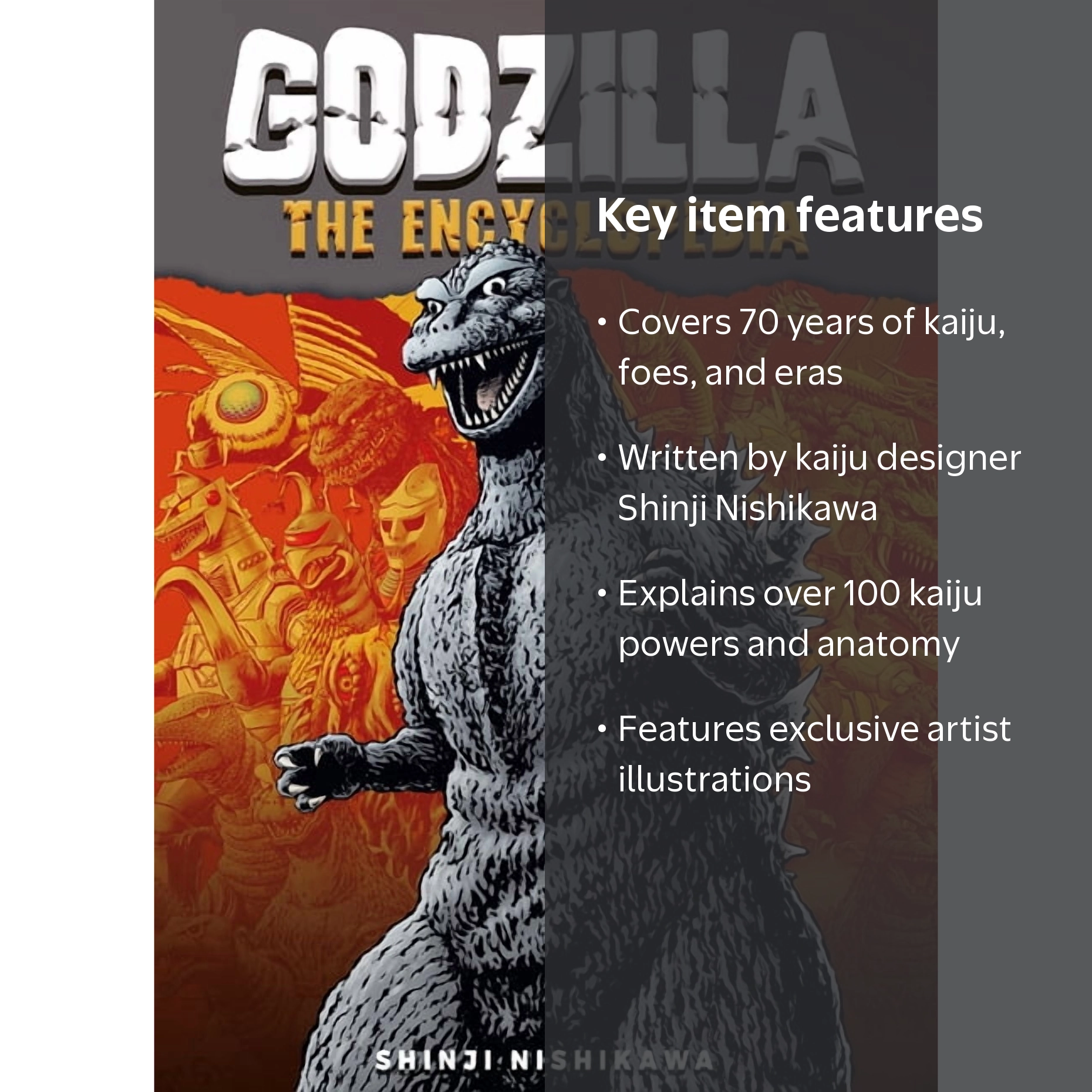 Titan Books, Godzilla Encyclopedia, Shinji Nishikawa, 216 pages