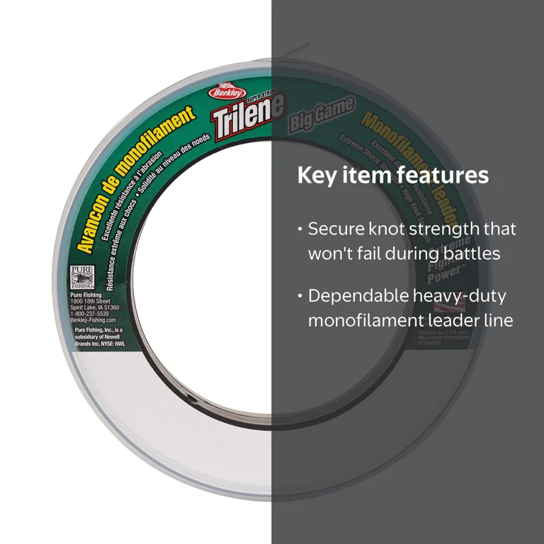 Berkley, Trilene Big Game Mono Leaders, 30 lb Test Strength