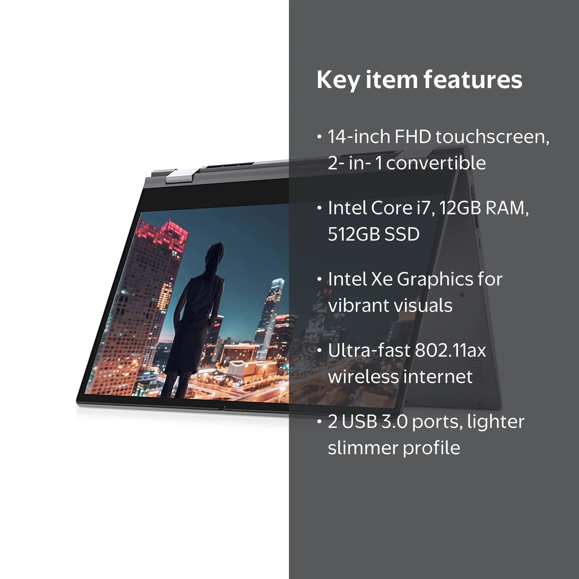 Dell Inspiron 14 5000 2 in 1 - 14 Inch FHD Touchscreen, Intel Core