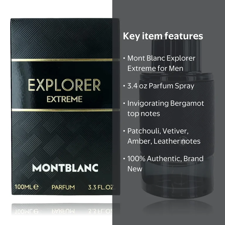Montblanc, Explorer Extreme Parfum Spray for Men, 3.4 oz - Walmart.com