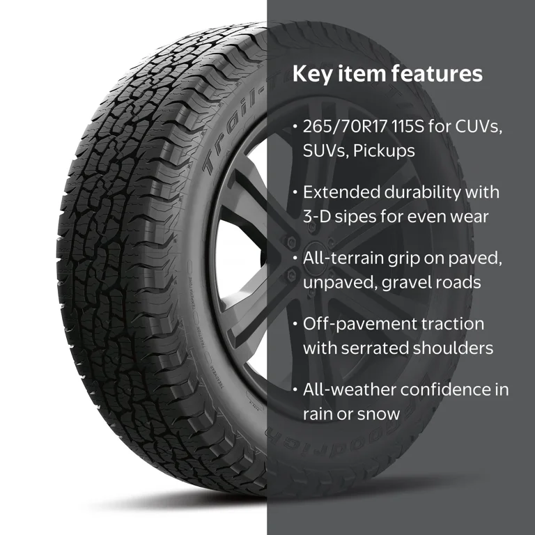 BFGoodrich All-Season Trail-Terrain T/A Tire, 265/70R17 115S
