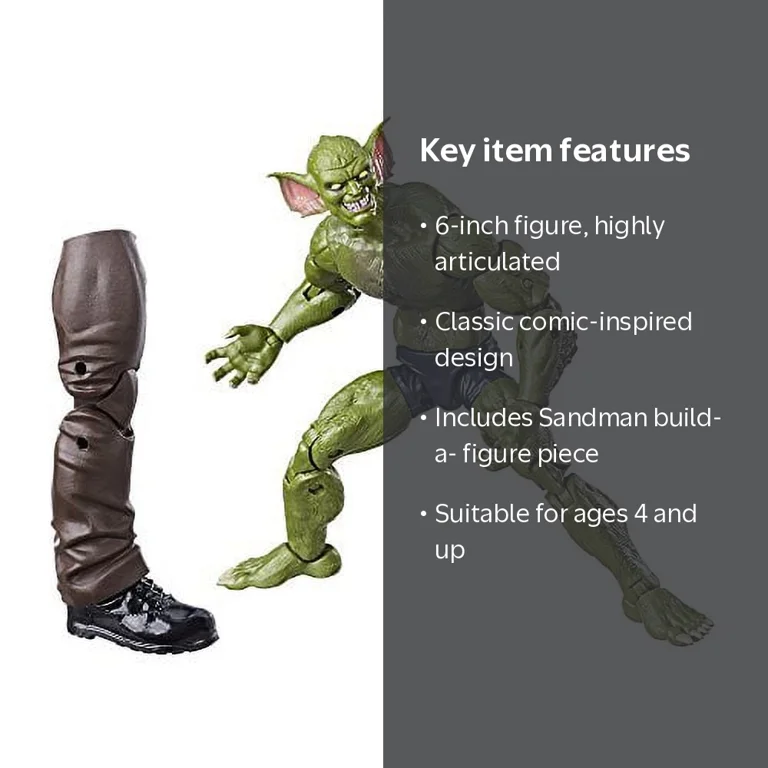 Marvel Spider-Man 6-inch Legends Series Marvel's Jackal - Walmart.com
