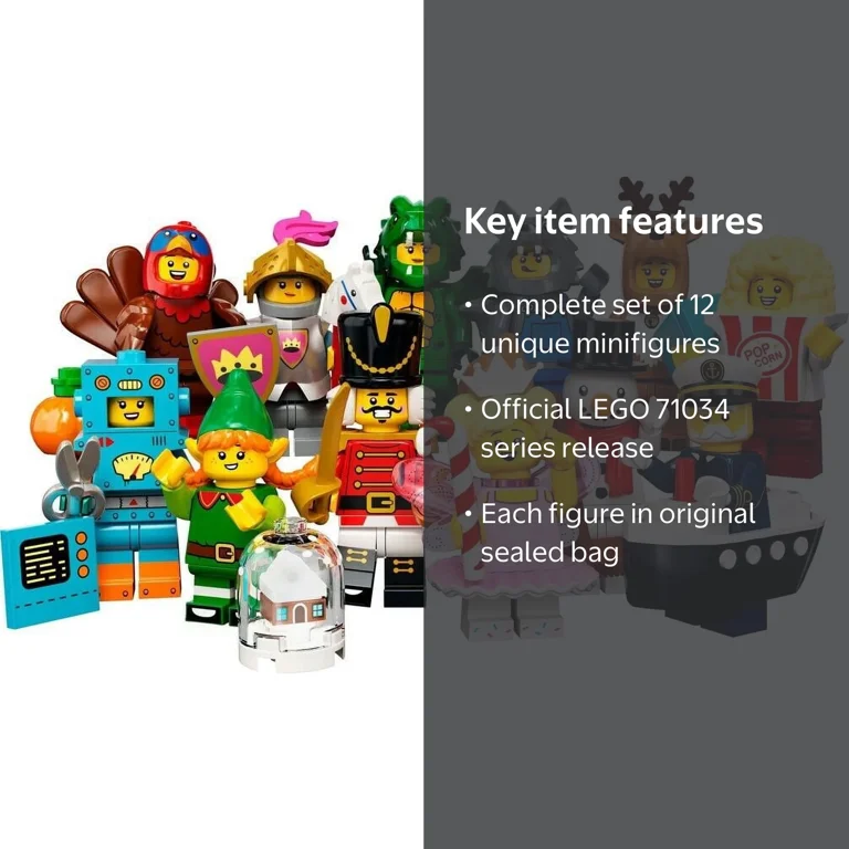 LEGO Series 23 Complete Set of 12 Holiday Minifigures - 71034