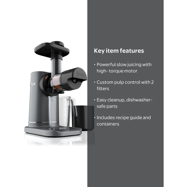 Ninja NeverClog Juice Maker, Cold Press, Powerful Electric Juicer