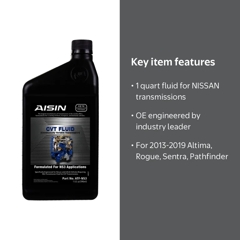 Aisin CVT Fluid NISSAN Automatic Transmission Fluid, 1 qt