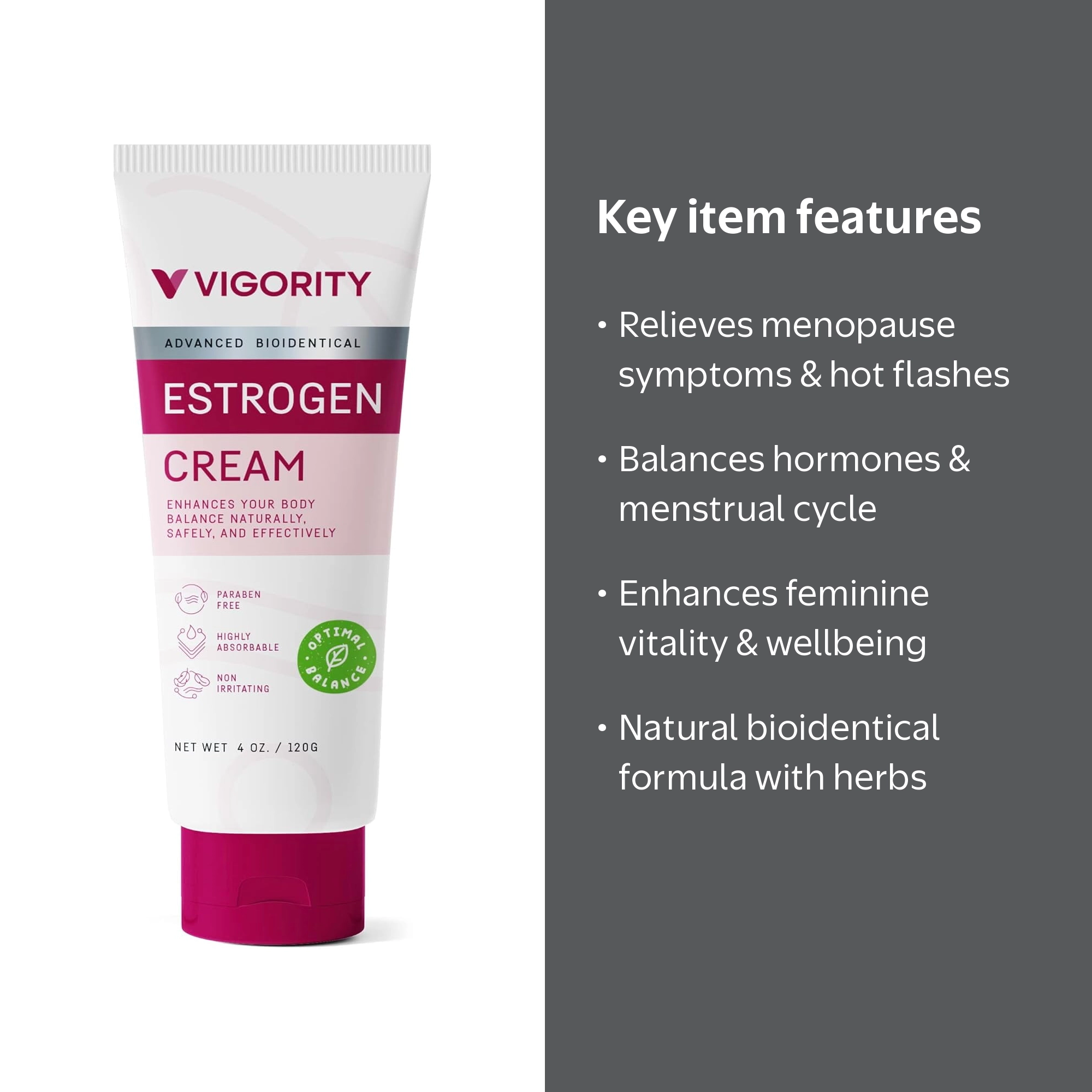 esther CREAM Sアルティメトリークリーム　定価38500円 Vigority Estrogen Cream Hot Flashes Menopause Relief 4 oz
