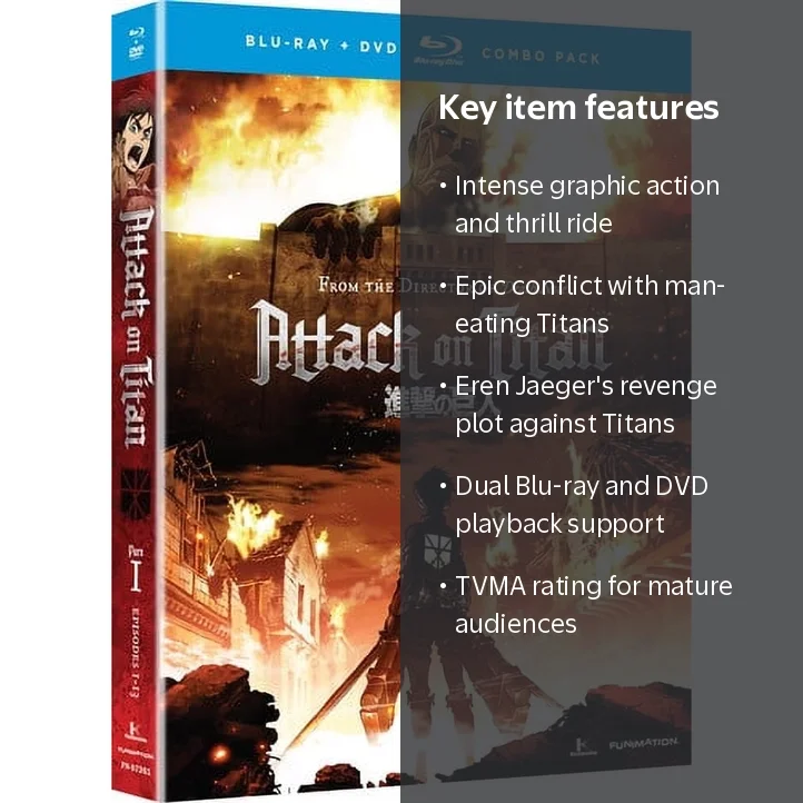 Attack on Titan - Part 1 (Blu-ray + DVD) - Walmart.com