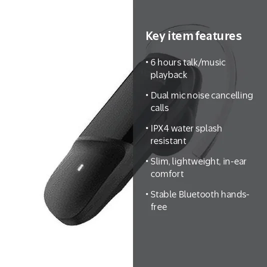 Nokia Wireless Bluetooth Clarity Solo Bud + Single Ear Headset