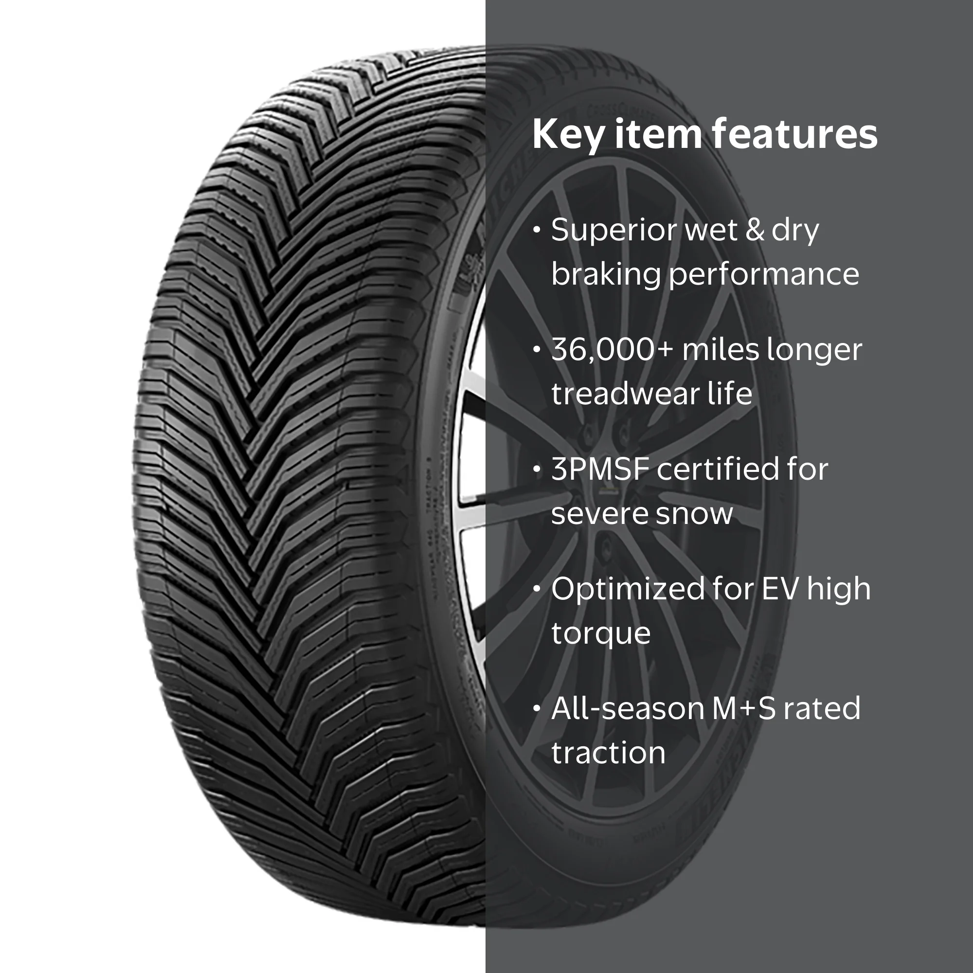 Free Shipping! Michelin CrossClimate 2 All Weather 245/45R18 100V