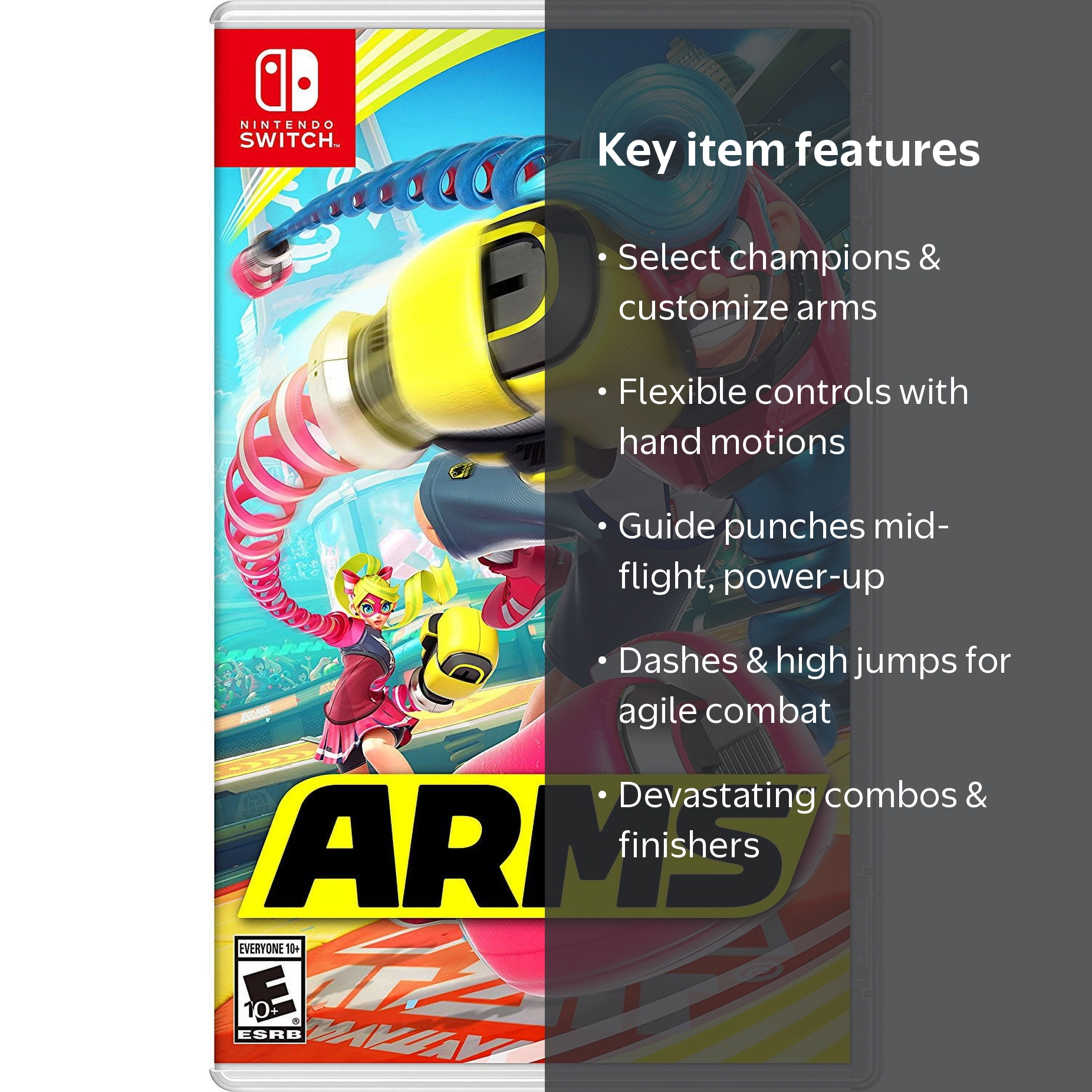 Nintendo, ARMS, Fighting Action Game for Nintendo Switch - Walmart.com