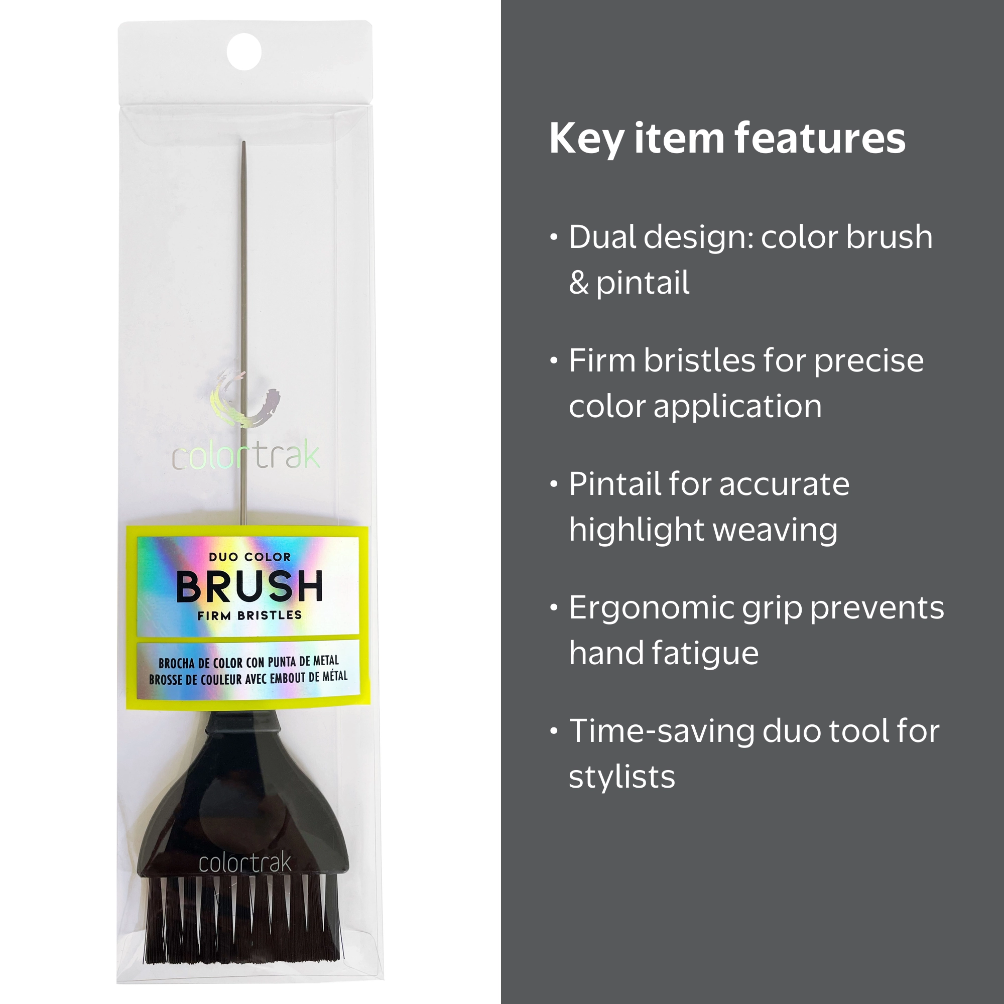 Colortrak Duo Color Brush, Hair Dye Brush, Hair Dye Applicator