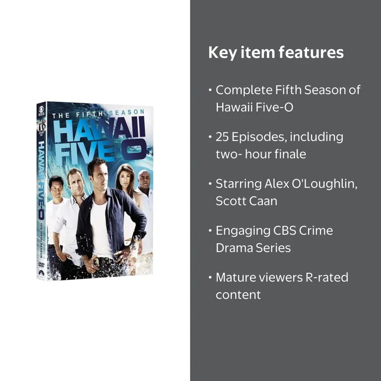 Hawaii Five-O - The New Series: The Fifth Season - Walmart.com