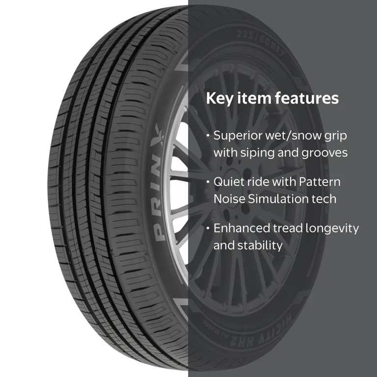 Free Shipping! Prinx All Season 255/65R18 111H Passenger Tire with