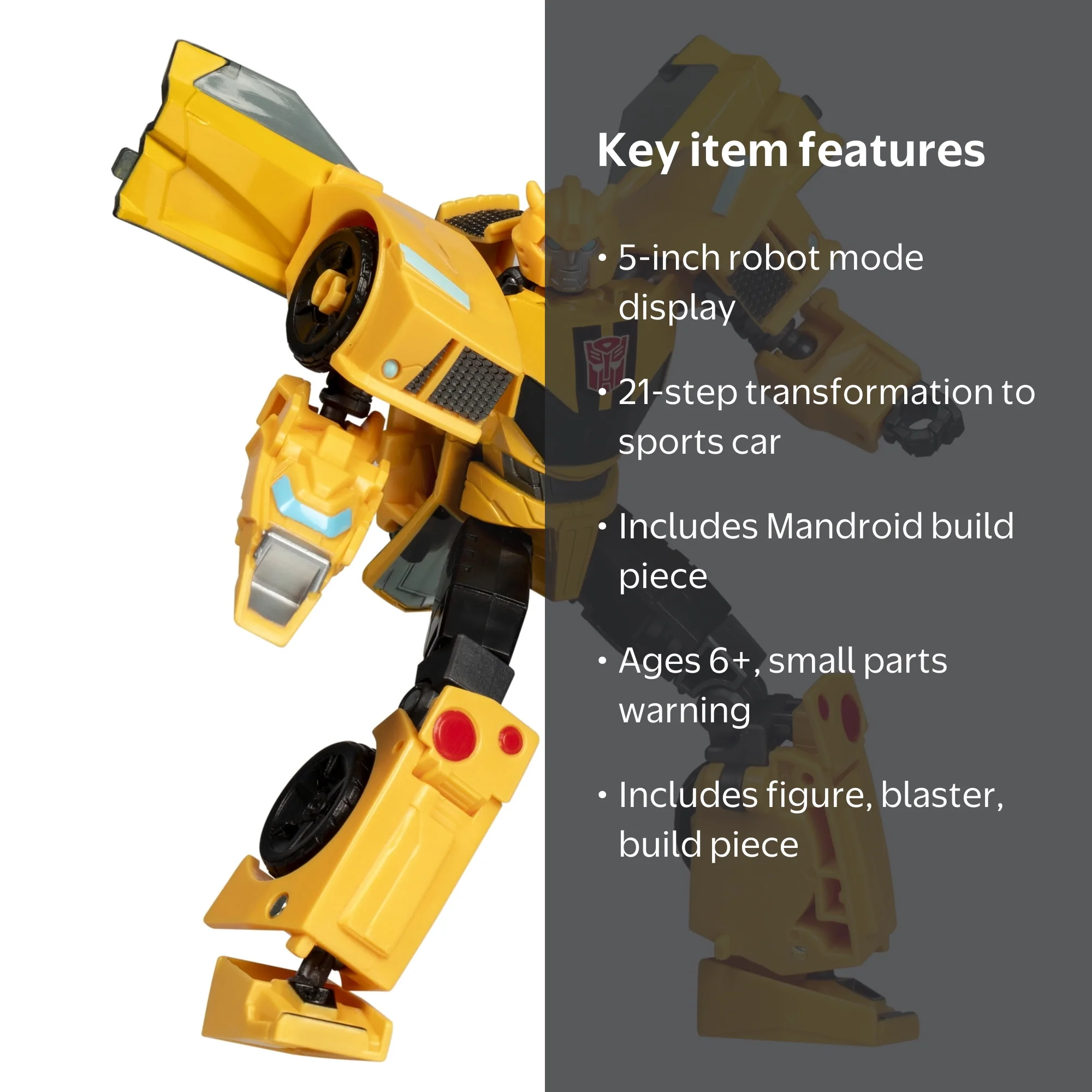Transformers Toys EarthSpark Deluxe Class Bumblebee Action Figure