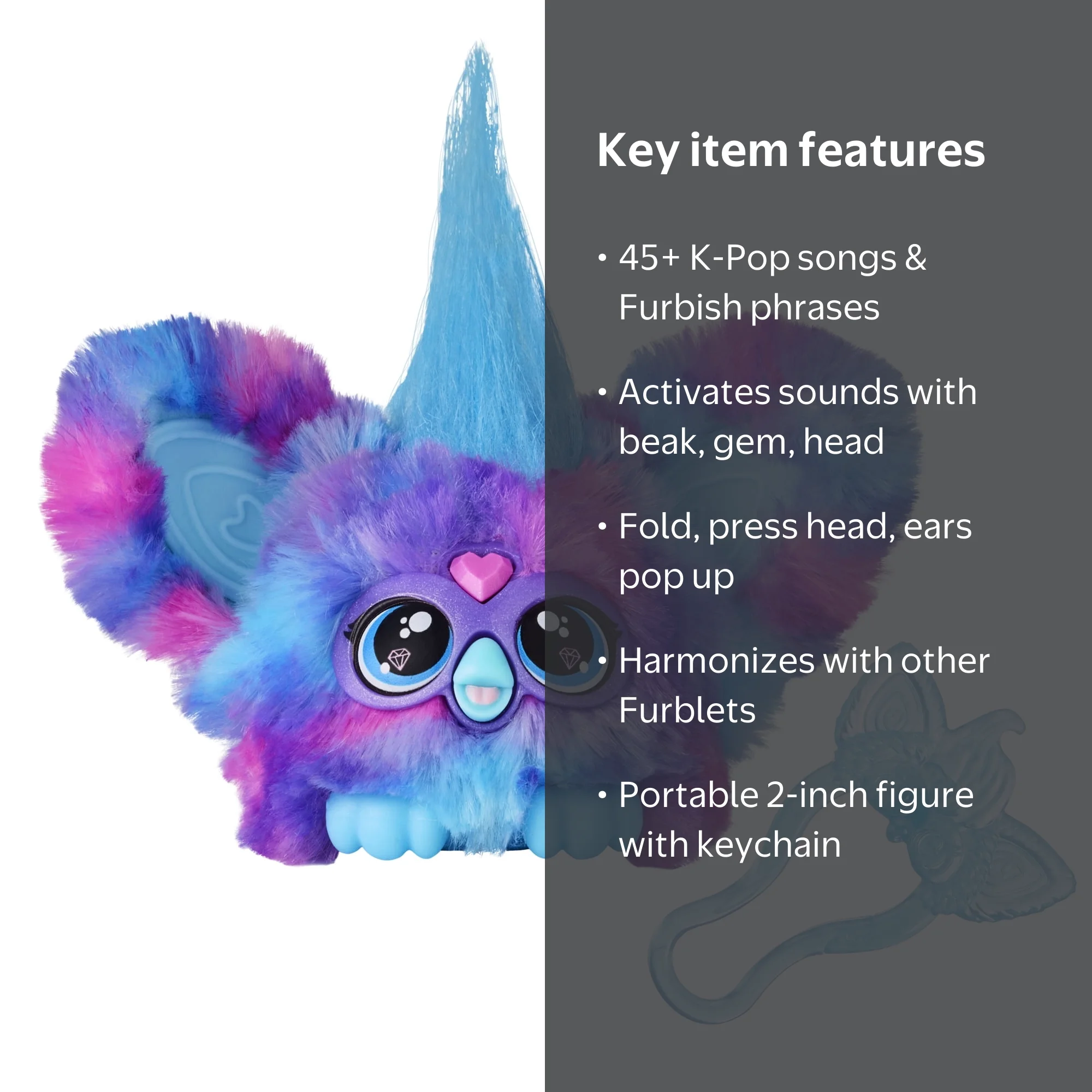 Furby Mini Plush Toy Friend Luv-Lee Figure - Walmart.com