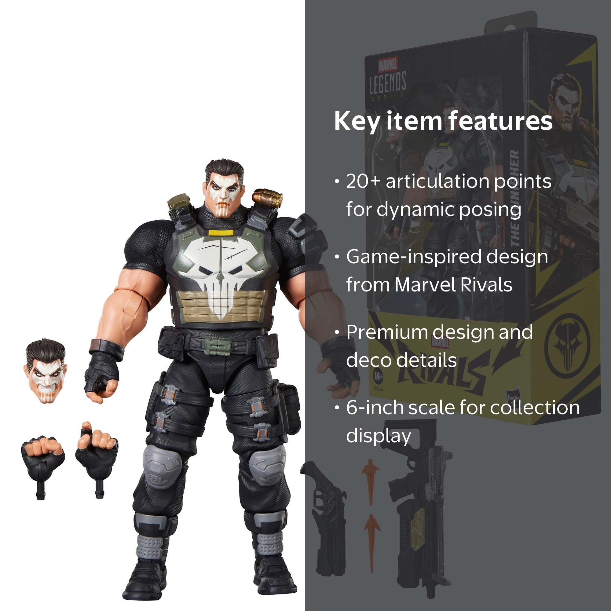Marvel Legends Series Marvel Rivals The Punisher 6-inch Action