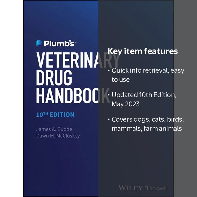 James A Budde, Veterinary Drug Handbook, Hardcover - Walmart.com
