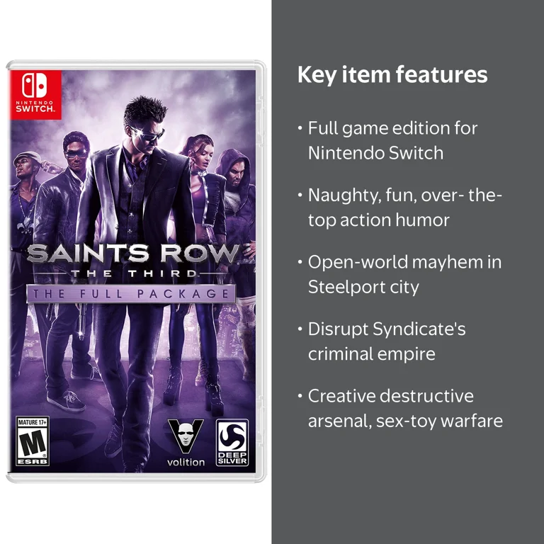 THQ Nordic Games, Saints Row The Third - The Full Package, NEW