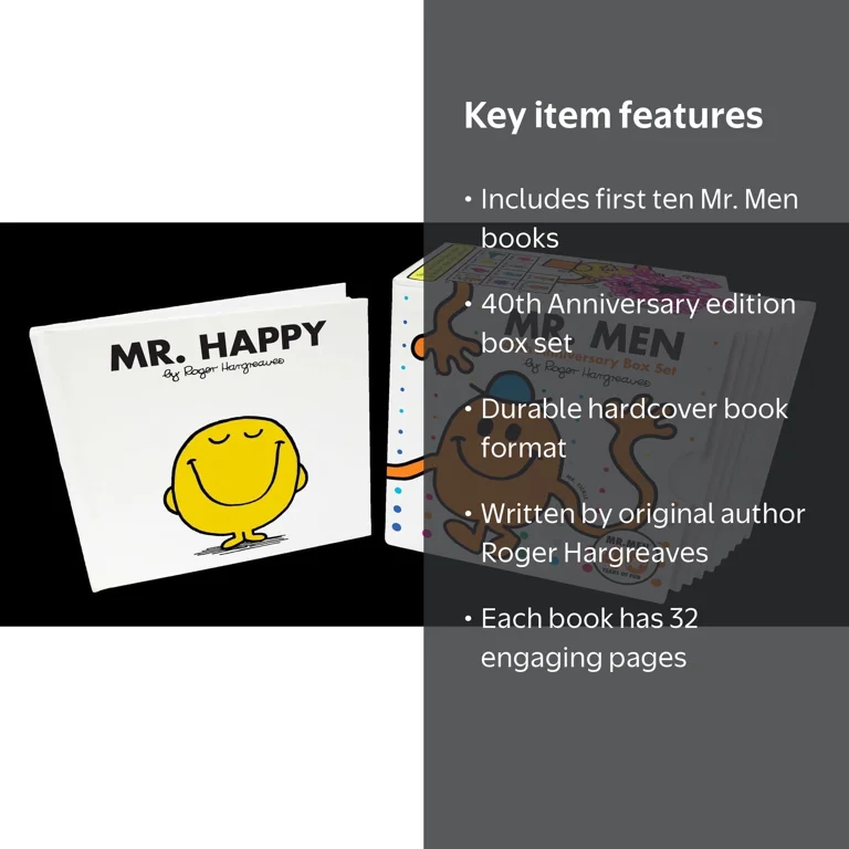 英語 絵本 Mr. Men & Little Miss boxセット 洋書 多読 Mr. Men and Little Miss: Mr. Men Box Set (40th Anniv.) Hardcover