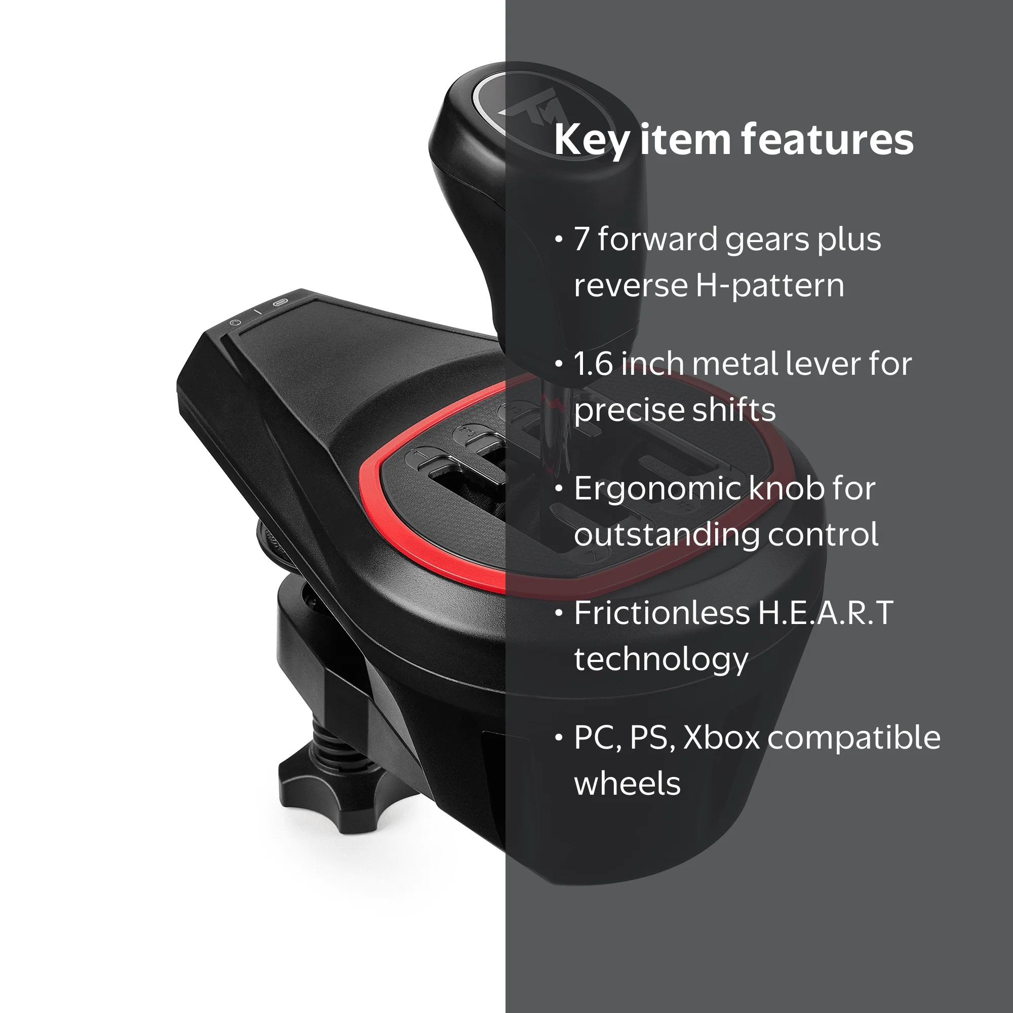 Thrustmaster Gaming TH8S 8-Gear Shifter Add-On for Racing Wheel