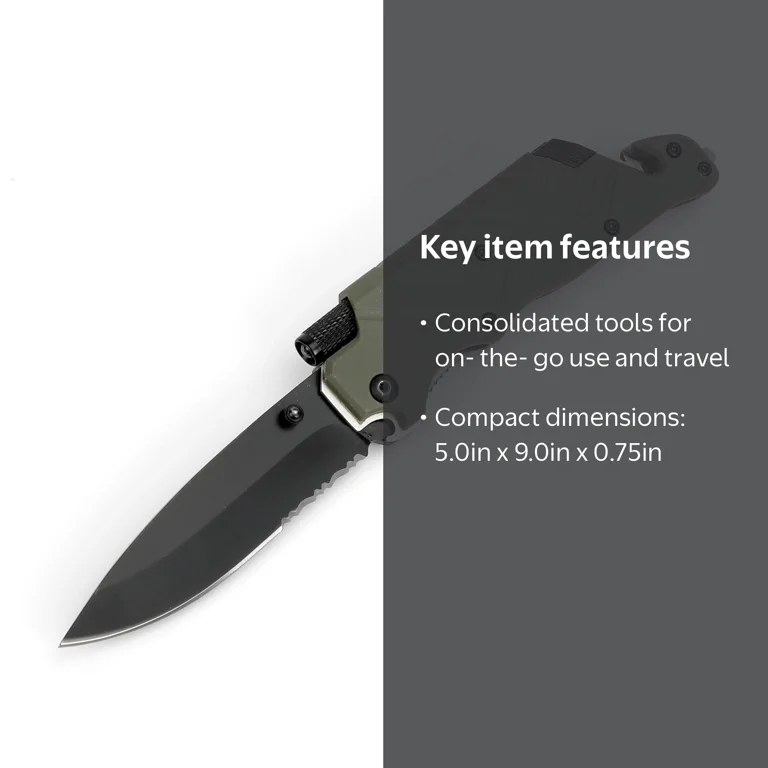 6-In-1 Multitool Knife with Light, Model 5335 | Shop Now - Walmart