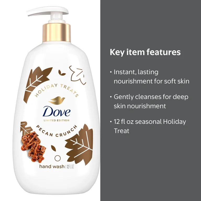 Dove Limited Edition Holiday Treats Liquid Hand Wash For Deep