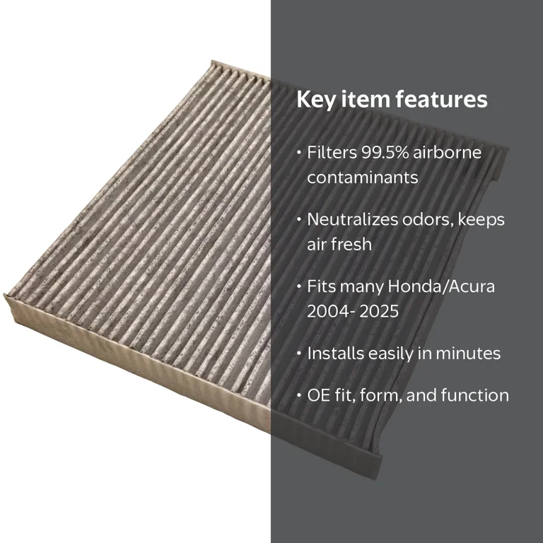 ECOGARD, Cabin Air Filter, Activated Carbon, 1 Count - Walmart.com