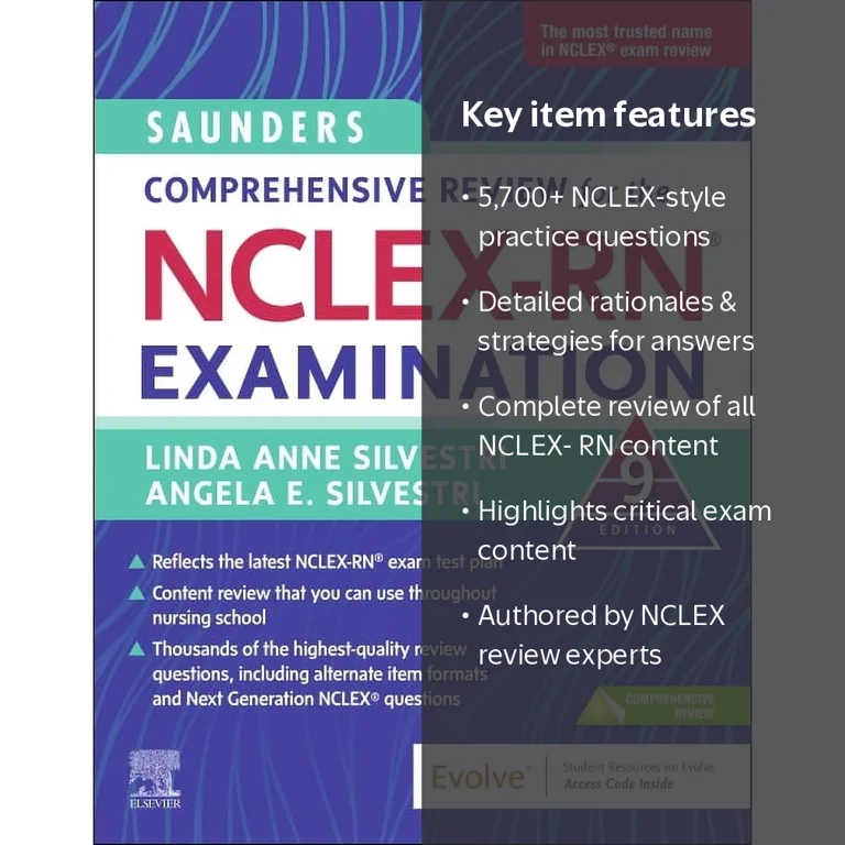 Saunders Comprehensive Review for NCLEX-RN(R) Examination