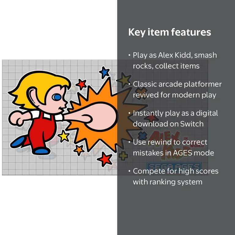 Sega Ages Alex Kidd In Miracle World - Nintendo Switch [Digital