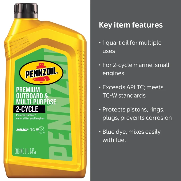 Pennzoil Outdoor Premium Outboard & Multi-Purpose 2-Cycle Engine