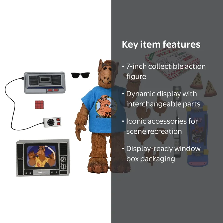 NECA ALF: Totally 80s Alf Ultimate Action Figure with