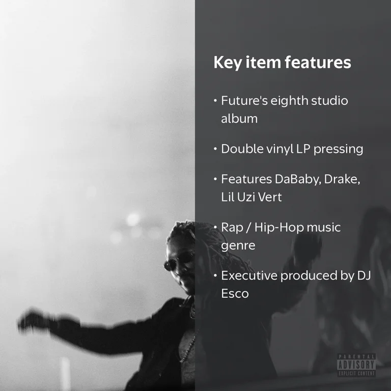 Future - High Off Life - Music & Performance - Vinyl - Walmart.com