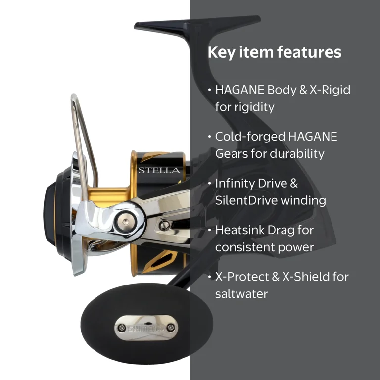 Shimano, Saltwater Spinning Reel, STLSW10000PGC, 10000PG - Walmart.com
