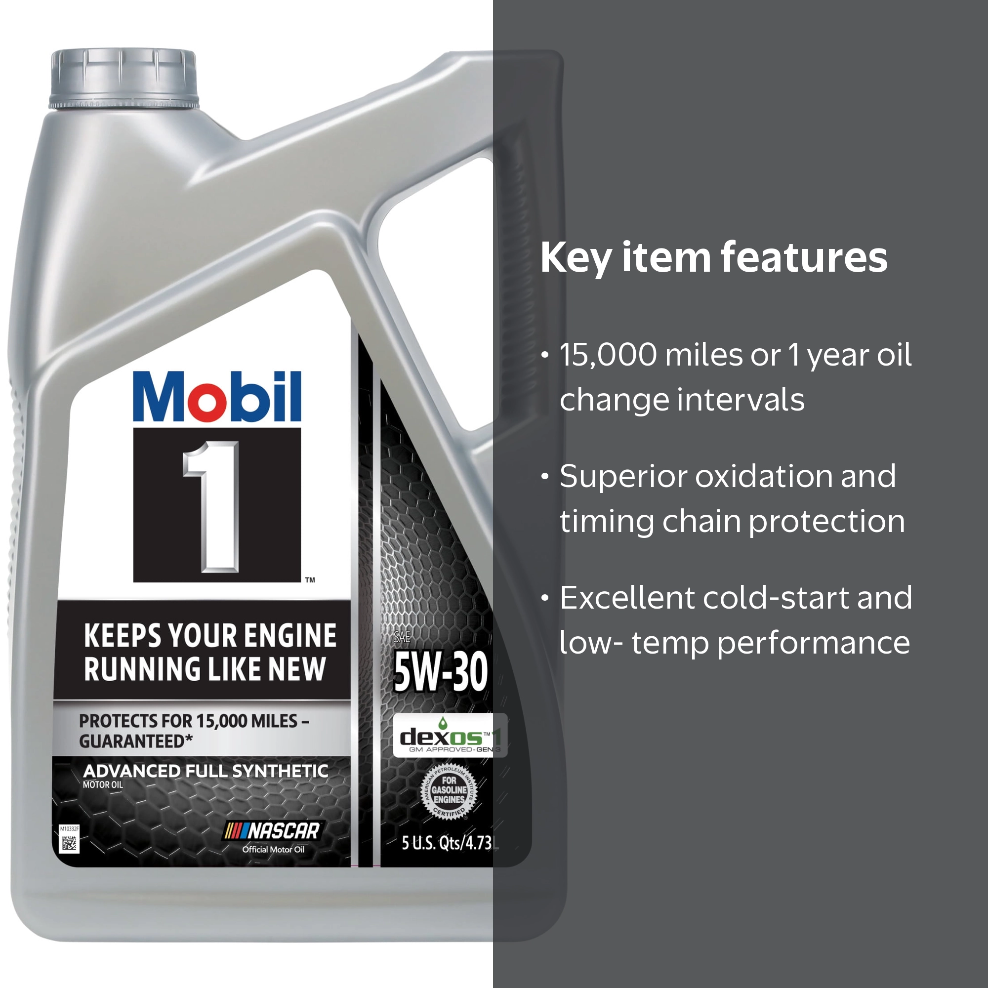 how much do melanotan injections cost Mobil 1 Advanced Full Synthetic Motor Oil 5W-30, 5 Quart