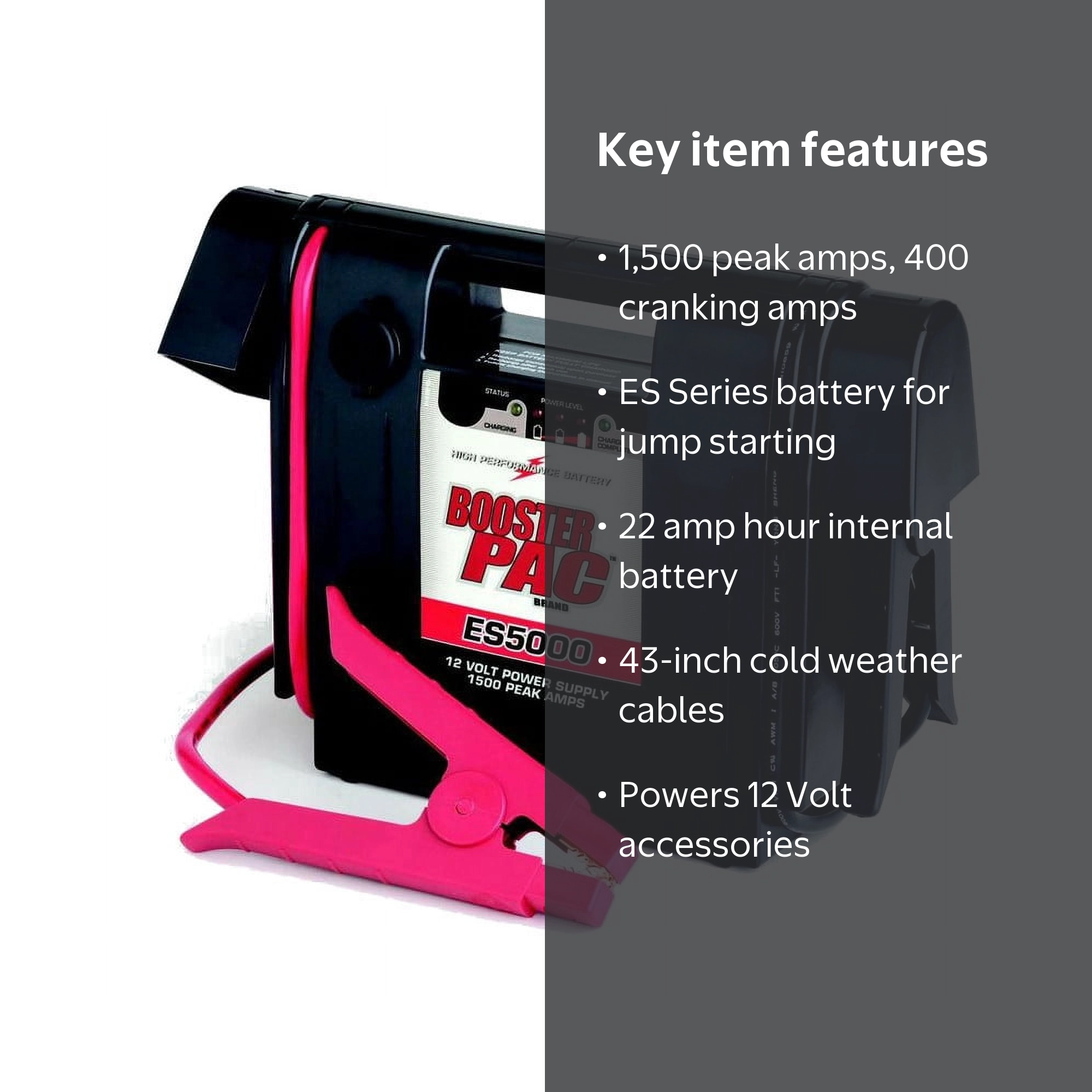 booster pac jump box 1,000 Amp (12v) Vehicle Tractor ATV / UTV Starter  SeatHaus duty equipment Clore  Booster PAC 