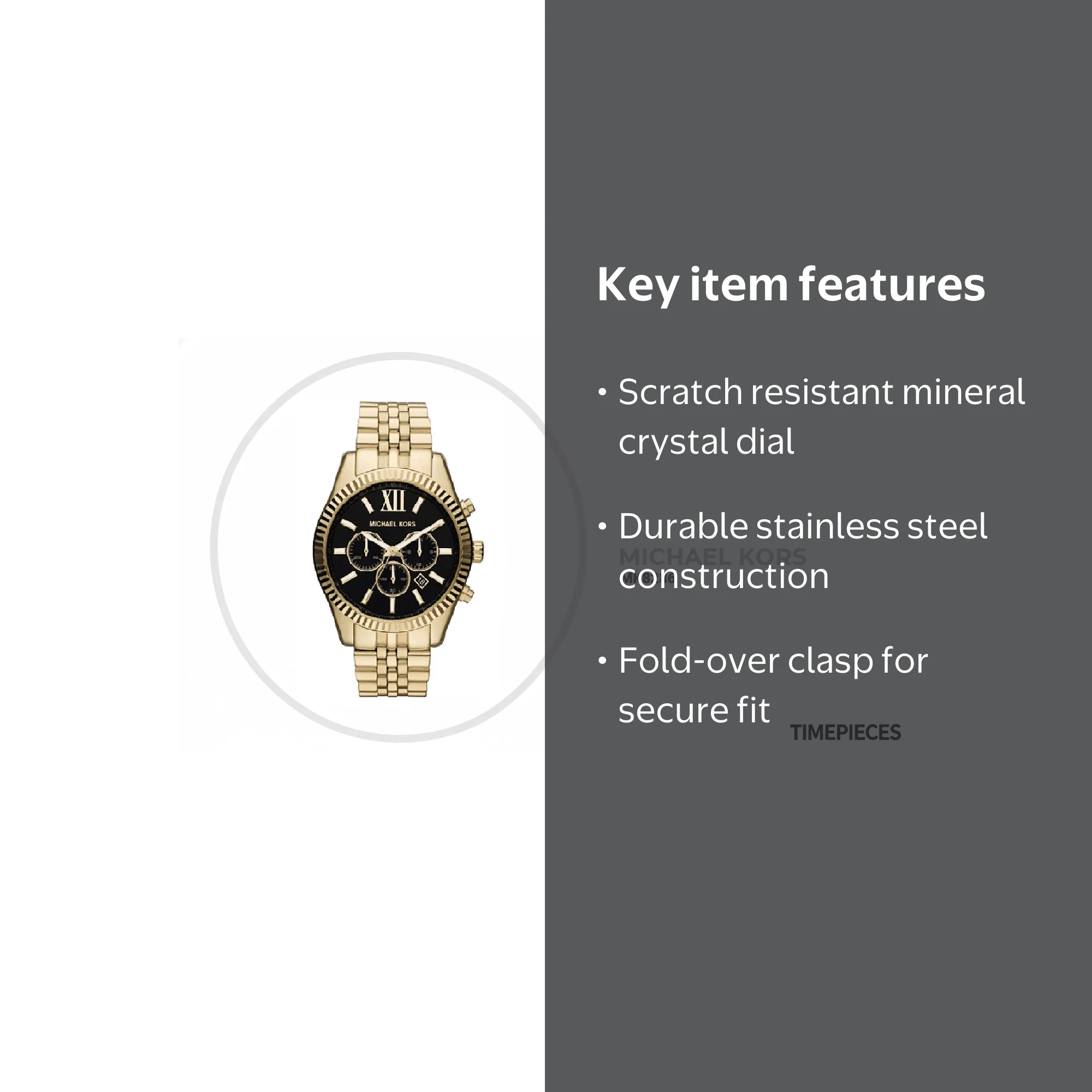 Michael Kors Original Designer Lexington Chronograph Men's Watch