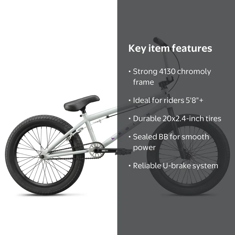 Mongoose Legion L100 Freestyle BMX Bike, 20
