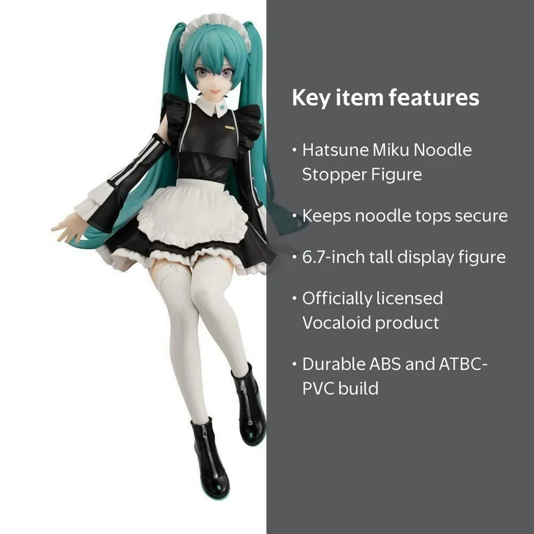 Vocaloid Hatsune Miku Noodle Stop Figure | Sporty Maid Version