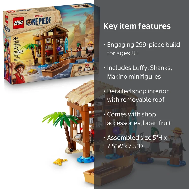 LEGO, Windmill Village Hut, 299 Pieces, Multicolor - Walmart.com