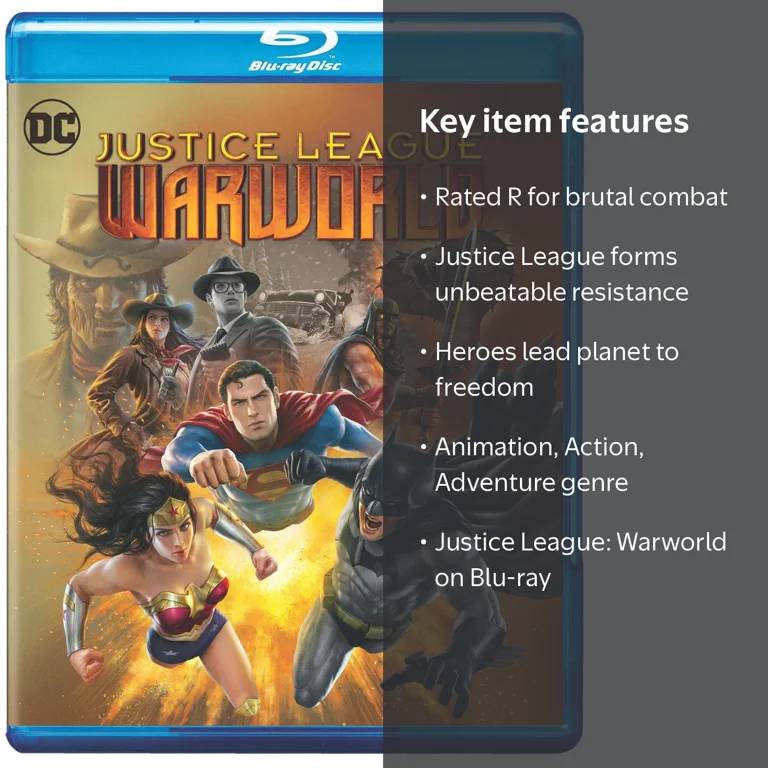 SDS, Justice League: Warworld Blu-ray, Warner Bros., Action, Rated