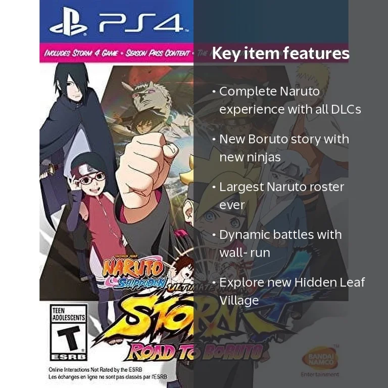 Bandai Namco Naruto Shippuden Ultimate Ninja Storm 4 PS4 - Walmart.com
